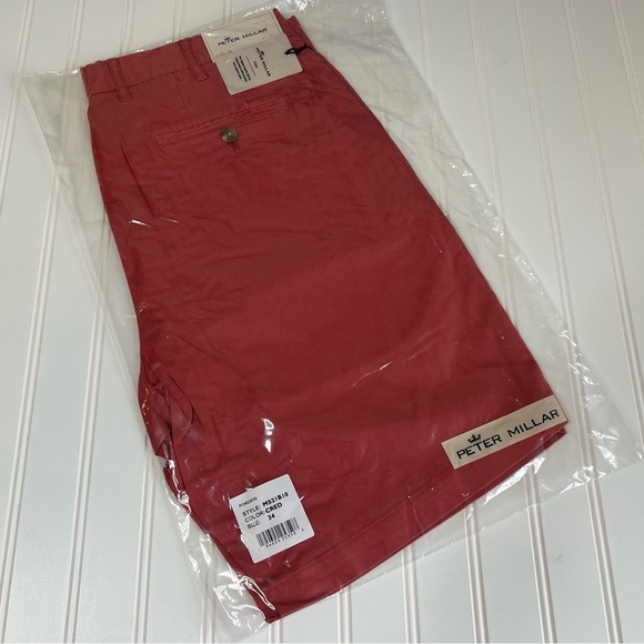 Peter Millar Crown Sport Performance Golf Shorts MS21B10 34  Men NEW 708 - Picture 1 of 3